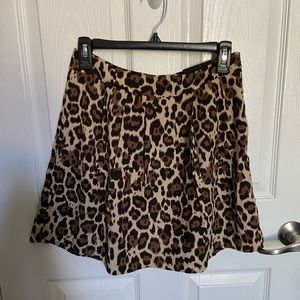 BRAND NEW Banana Republic leopard skirt